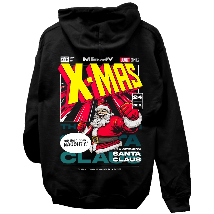 X-mas unisex kapucnis pulcsi