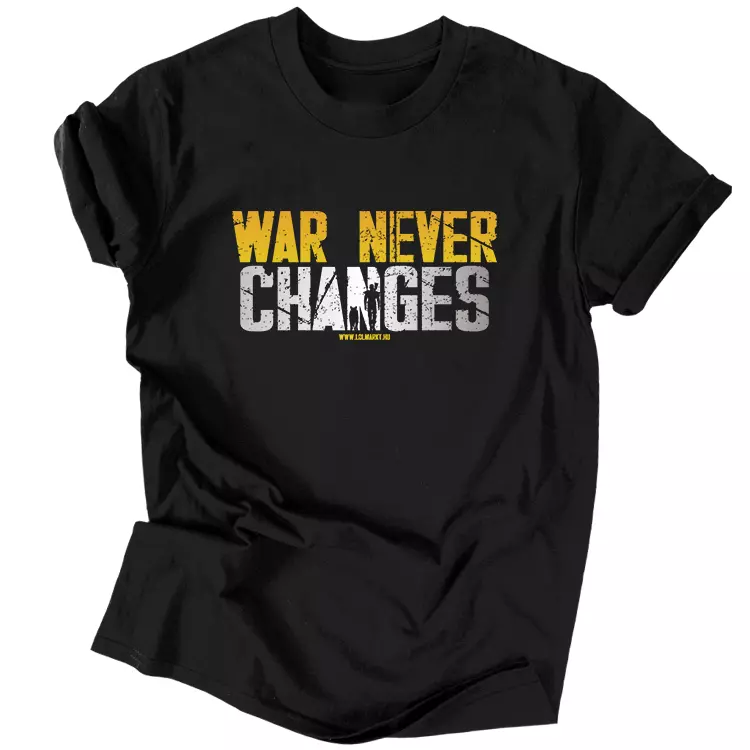 War never changes férfi póló