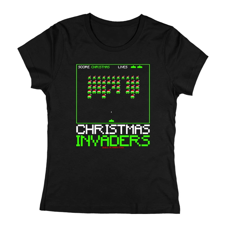 Christmas Invaders női póló