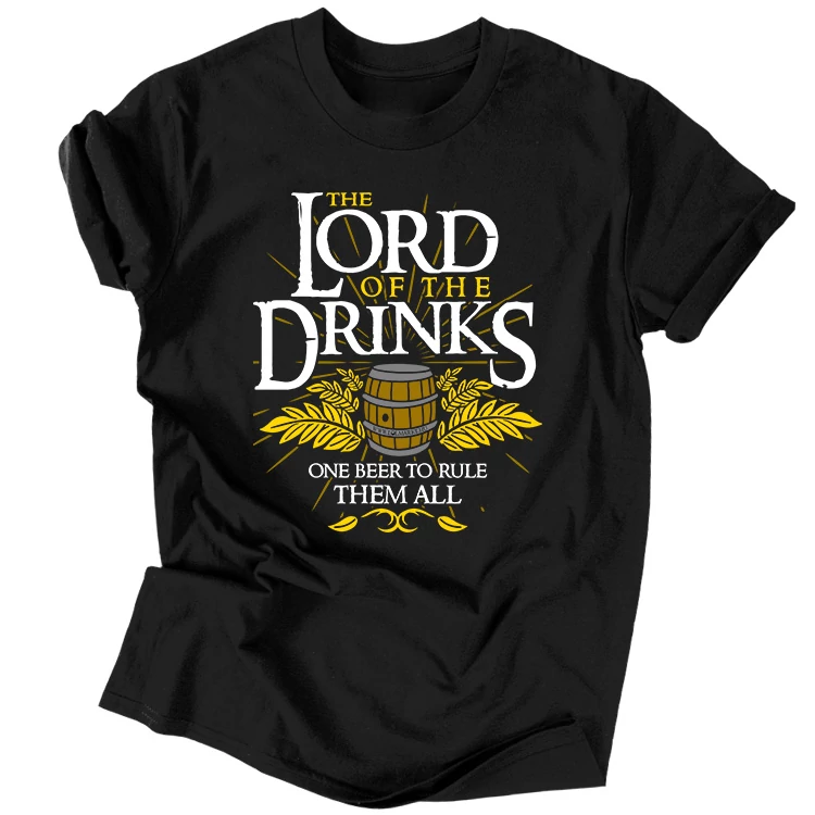 Lord of the drinks férfi póló