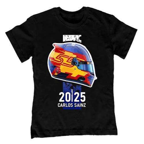 Carlos Sainz Helmet 2025 Gyerek póló