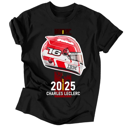 Charles Leclerc Helmet 2025 Férfi póló