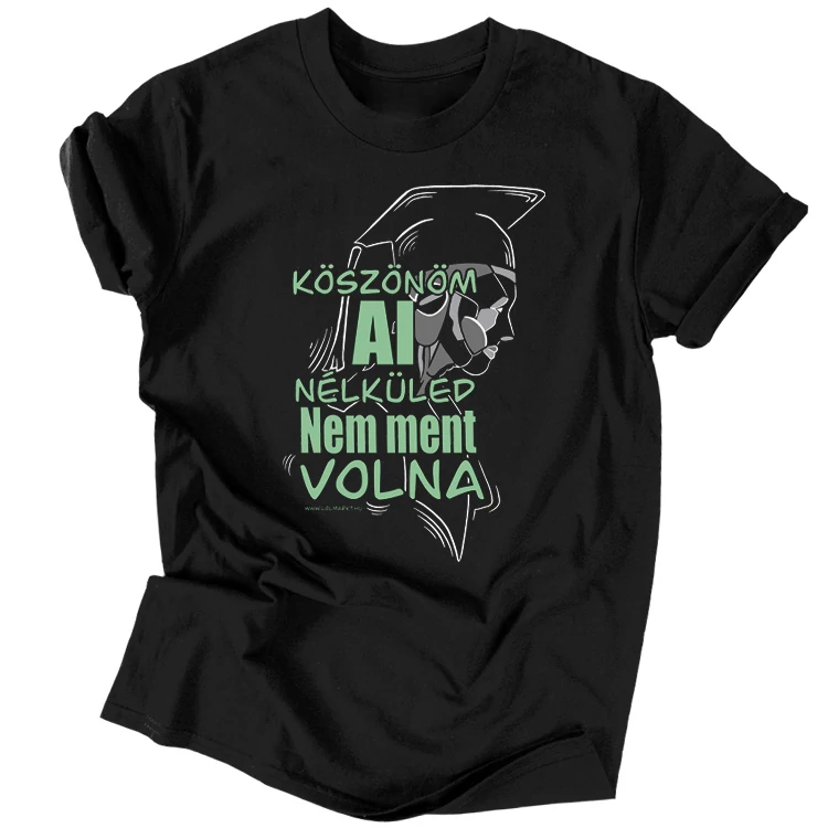 Köszönöm AI férfi póló