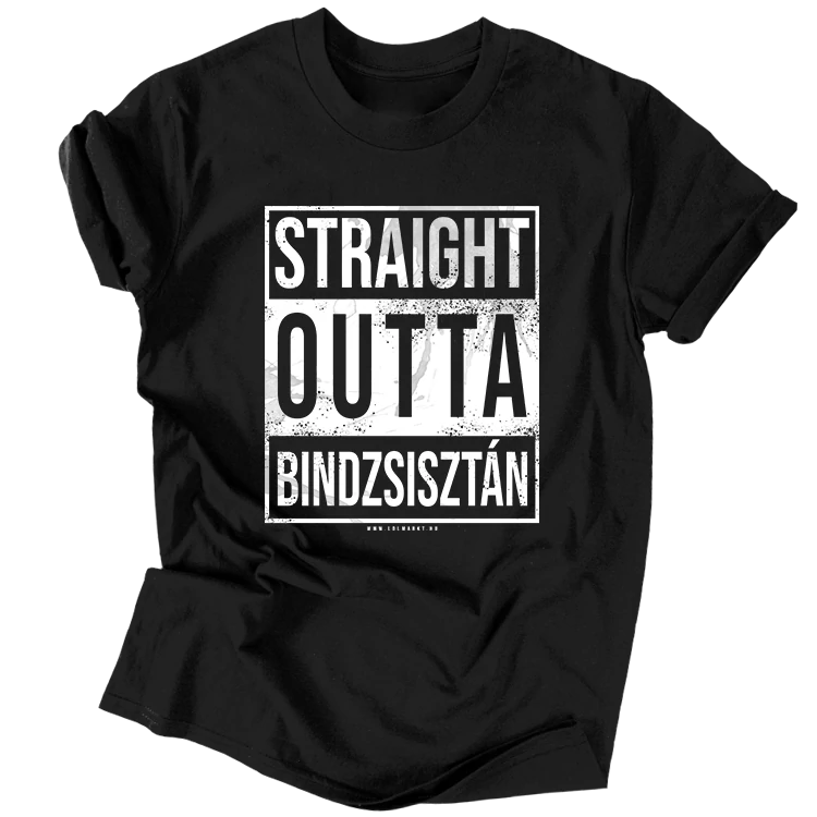 Egyenesen Bindzsisztánból férfi póló