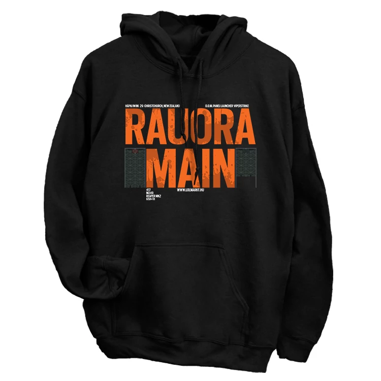 Rauora Main kapucnis pulóver