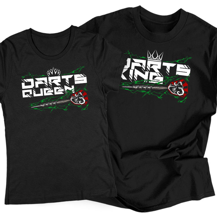 Darts king - Darts queen páros póló